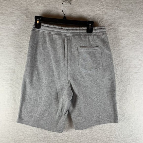 Hurley Shorts Men's Small Gray Cotton Pride Square Fleece Drawstring Waist‎ 6891 - Picture 9 of 10